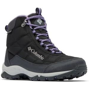 Columbia Dames Firecamp Boot, Zwart/Pruim Paars, 6, Zwart Pruim Paars, 39 EU