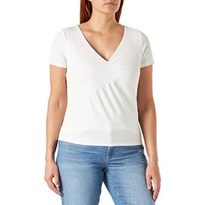 comma T-shirt voor dames, 0120 wit, 46 NL