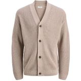 JACK & JONES - CONNOR - Gebreid Vest - Lichtgrijs