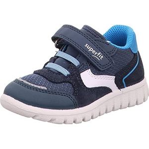 Superfit Sport7 Mini Baby - jongens Sneaker, Blauw/turquoise 8030, 21 EU