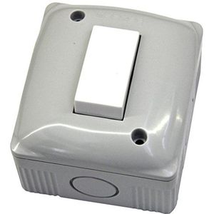 Energaline 60453 container beschermd met wisselschakelaar, wit