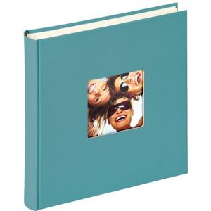 walther design fotoalbum petrol groen 30 x 30 cm met omslaguitsparing, Fun FA-208-K