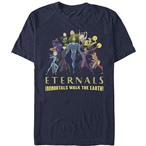 Marvel: Eternals - Group Shot Unisex Crew neck T-Shirt Navy blue S