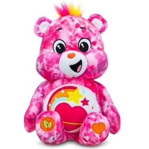 Care Bears Gelukkighartbeertje Blissful Heart Knuffel - 22cm, zacht knuffelbaar speelgoed voor kinderen, ideaal voor verzamelaars, geschikt voor jongens en meisjes vanaf 4 jaar