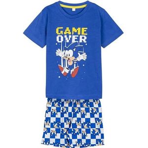CERDÁ LIFE'S LITTLE MOMENTS Korte pyjama van Sonic voor kinderen, Blauw, 5 jaar