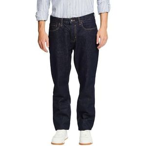ESPRIT Jeans met rechte pijpen en gemiddelde taillehoogte, Blue Rinse, 28W x 32L