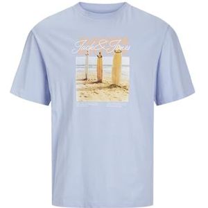 Jjporto Tee Ss Crew Neck, Chambray Blue, XS