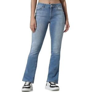 ONLY ONLBLUSH Life MID Flared DNM TAI467 NOOS-jeans voor dames, lichtblauwe spijkerbroek, S/32