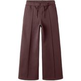 Name It - Nkfkarlie Wide Pant - Broek - Bruin - Wijde Beenuitsnijding