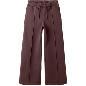 Name It - Nkfkarlie Wide Pant - Broek - Bruin - Wijde Beenuitsnijding
