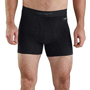 Carhartt Boxer Slips voor heren, Zwart Grid, M