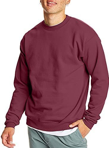 Hanes Heren EcoSmart Sweatshirtecosmart ecosmart sudadera moletom Ecosmart Ecosmart ش ر ا moletom Ecosmartecosmart Sweatshirt, Kastanjebruin 1-pack, M