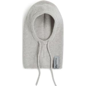 Karl Lagerfeld Jeans, Dames, Essential Balaclava Lurex,Grijs, One size