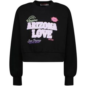 Vingino Girls Nomie in Kleur Washed Zwart Maat 8, Washed Black, 8 Jaar