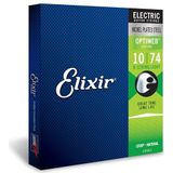Elixir® Strings snaren voor achtsnarige elektrische gitaar met OPTIWEB®-Coating, licht (.010-.074)