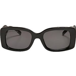 Urban Classics Uniseks zonnebril voor mannen en vrouwen met opberghoes, zonnebrillen Hawai, zwart, één maat, zwart, One Size