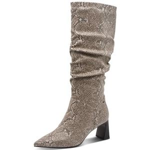 Tamaris - Knielaarzen - Beige - Antislide en Antishokk-technologie