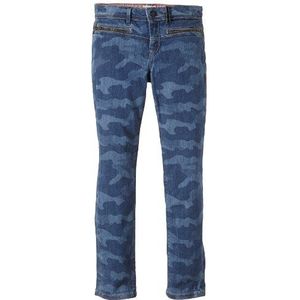 Tommy Hilfiger Meisjes Jeans, Blauw (857 Julie Printed Stretch), 152 cm (12 Jaren)