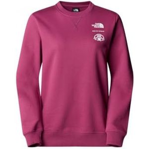 The North Face Outdoor Graphic Crew Sweater voor dames Cyber Berry M