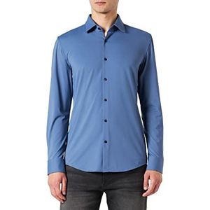 HUGO Heren Kenno Shirt, Open Blue479, 46, Open Blue479, 46