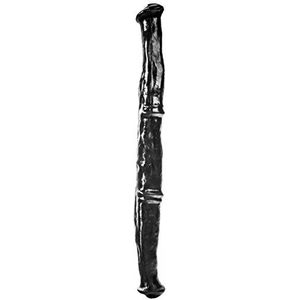 Animals Horse Double Header Dildo Large, 64 x 7 cm, zwart, per stuk verpakt