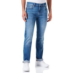 7 For All Mankind Slimmy Stretch Tek jeans voor heren, blauw (mid blue), 36W x 36L