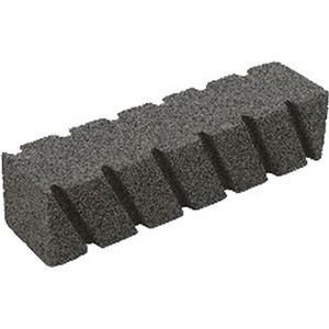 Marshalltown geribbelde betonmolen - baksteenslijpmachine, steen met korrel 20, afmetingen: 203x51x51 mm