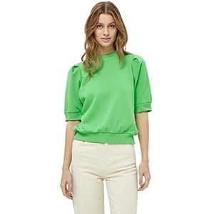 Minus Mika Crew Neck Puff Half Sleeve Zweet | Groene Sweatshirts Voor Vrouwen UK | Lente Trui Voor Vrouwen | Maat L