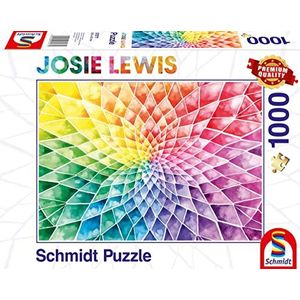 Schmidt Spiele 57577 Josie Lewis, stralende bloem, puzzel van 1000 stukjes, normaal