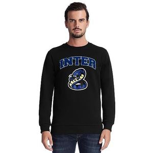 Inter Sweatshirt met ronde hals, uniseks, voor volwassenen, officieel product, exclusieve collectie Back to Stadium, 100% katoen, geschikt voor alle Nerazzurri-fans