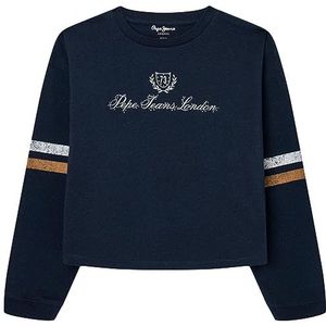 Pepe Jeans Dames T-shirt Viola, blauw (Dulwich), 6 Jahre
