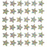 Baker Ross AT217 regenboogster kristallen stickers voor kinderen, 12 stuks