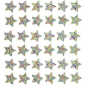 Baker Ross AT217 regenboogster kristallen stickers voor kinderen, 12 stuks