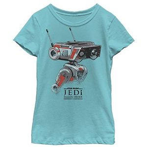 Star Wars meisjes robo guy t-shirt T-Shirt Tahiti Blue XS