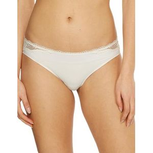 Calvin Klein Dames Bikini 000QF6398E Coördinaten Brief, Wit (Ivoor), S, Wit (Ivoor), S