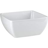 APS GF132 Melamine vierkante kom, 9 cm artikellengte, zuiver wit