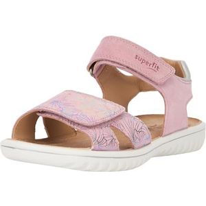 Superfit Sparkle Sandaal voor meisjes, Roze Zilver 5520, 33 EU Weit