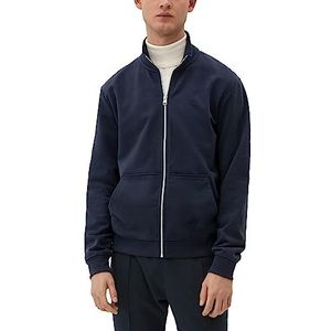 s.Oliver Heren sweatshirt jas, blauw 5955, 3XL, Blauw 5955, 3XL