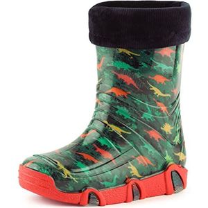 Ladeheid - LA-ZT-Szuwarek - Kinder Regenlaarzen - Donker Turkoois - Rubber - Gevoerd