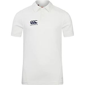 Canterbury van Nieuw-Zeeland Jongen Junior Cricket Whites Shirt Polo, Crème, 4