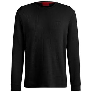 HUGO - Austin LS Shirt - Pyjama - Zwart - Katoen/Polyester - Regular Fit