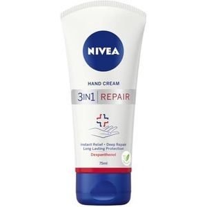 NIVEA 3-in-1 Repair Care Regenererende handcrème met dexpanthenol 75 ml