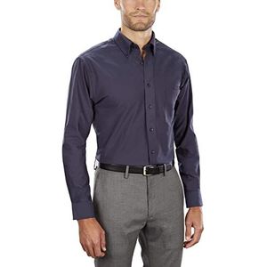 Van Heusen Overhemd voor heren, marineblauw, S