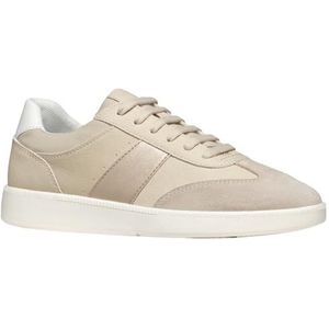 Geox Dames D MELEDA B Sneaker, Off White/LT Sand, 40 EU, Off White Lt Sand, 40 EU