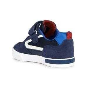 Geox B Kilwi Boy Sneaker, Navy/White, 26 EU, marineblauw/wit, 26 EU