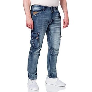 Timezone Regular Rogertz Jeans voor heren, Antiek Blauw Wassen, 31W / 32L