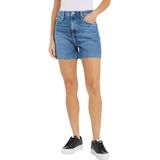 Calvin Klein Jeans Dames MOM Short Other Shorts, Denim Medium, 30W, Denim Medium, 30W