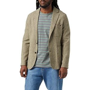 camel active Heren 444135/7I06 Blazer voor vrije tijd, olijfbruin, 50W