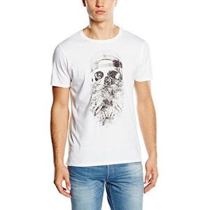 Japan Rags Leafskull - T-shirt - bedrukt - korte mouwen - heren - - X-Large
