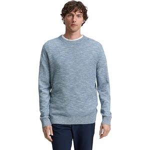 TOM TAILOR heren trui, 37665 - Mystical Blue Multicolor, XXL